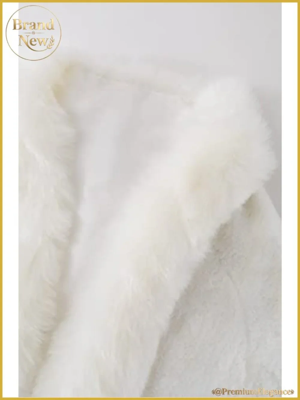 Faux Fur Shawl Wrap Cape for Winter Coat Collar Scarf